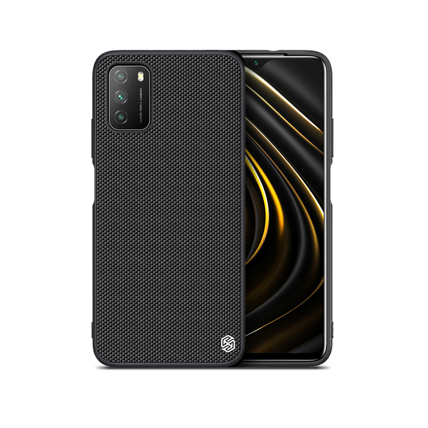 Etui Nillkin Textured dla Xiaomi Poco M3 - Ochrona rantów urządzenia