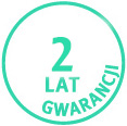 Dwa lata gwarancji na poduszkę.