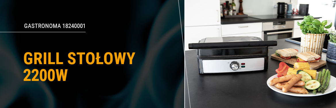 Gastronoma Grill stołowy 2200W 18240001