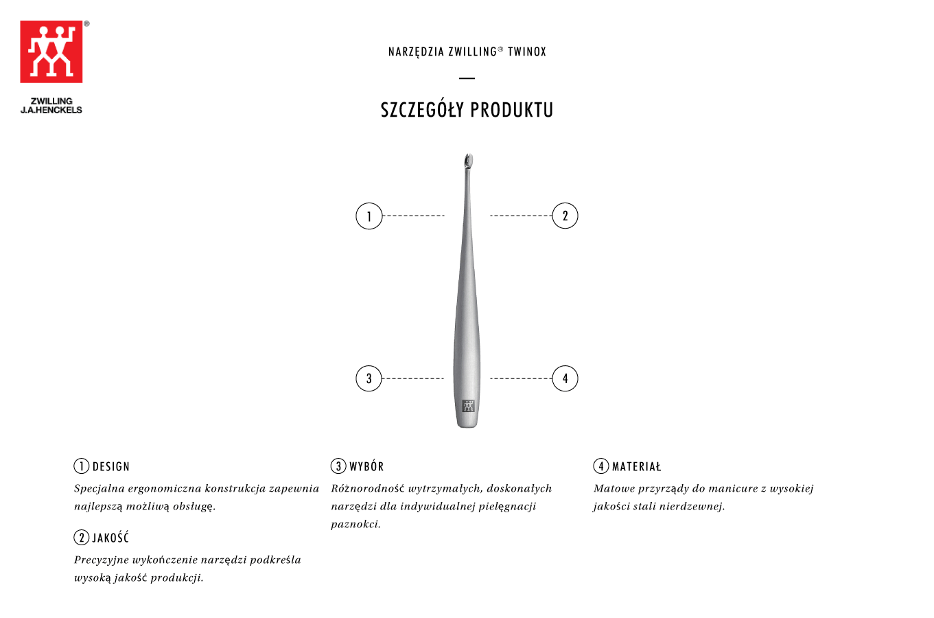 Dlaczego warto kupić satynowy nożyk do skórek Twinox®?