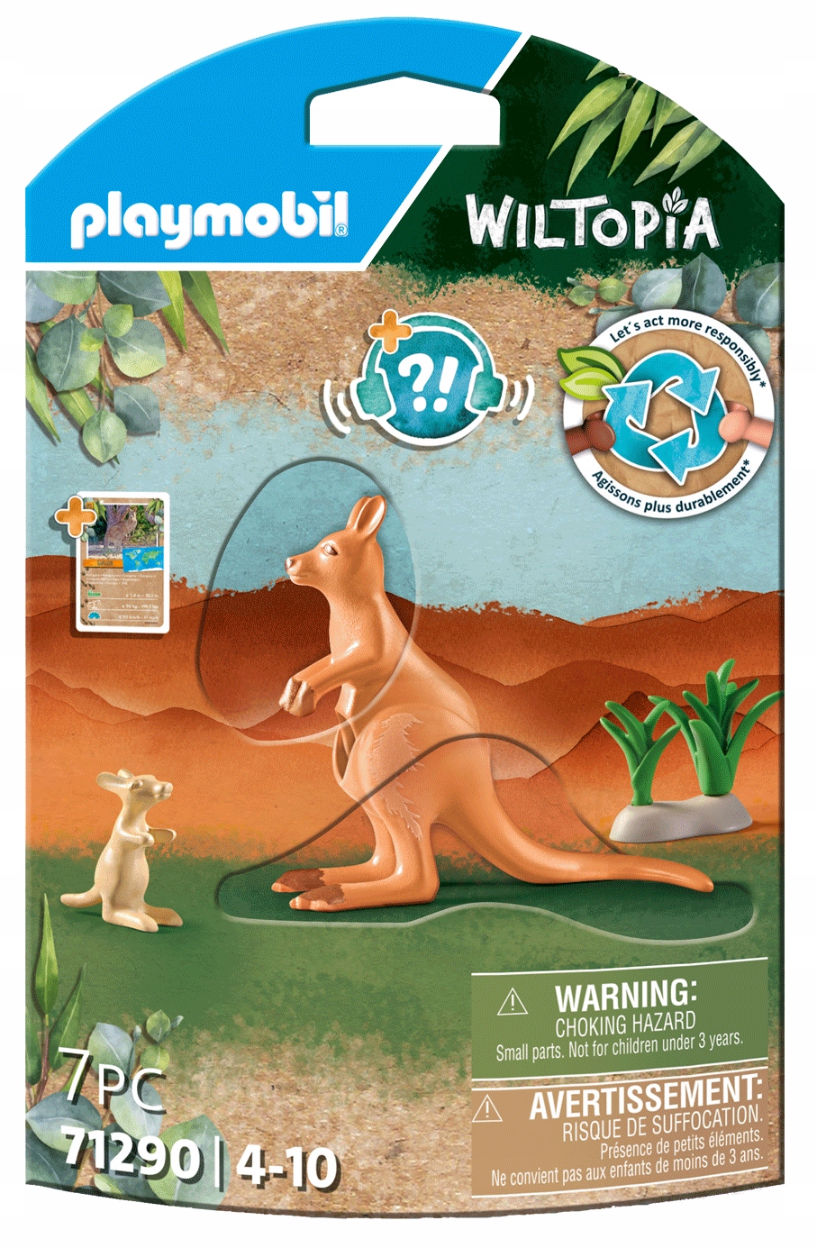 Figurka Playmobil 71290 Wiltopia Kangur – Ekologiczna zabawa dla dzieci