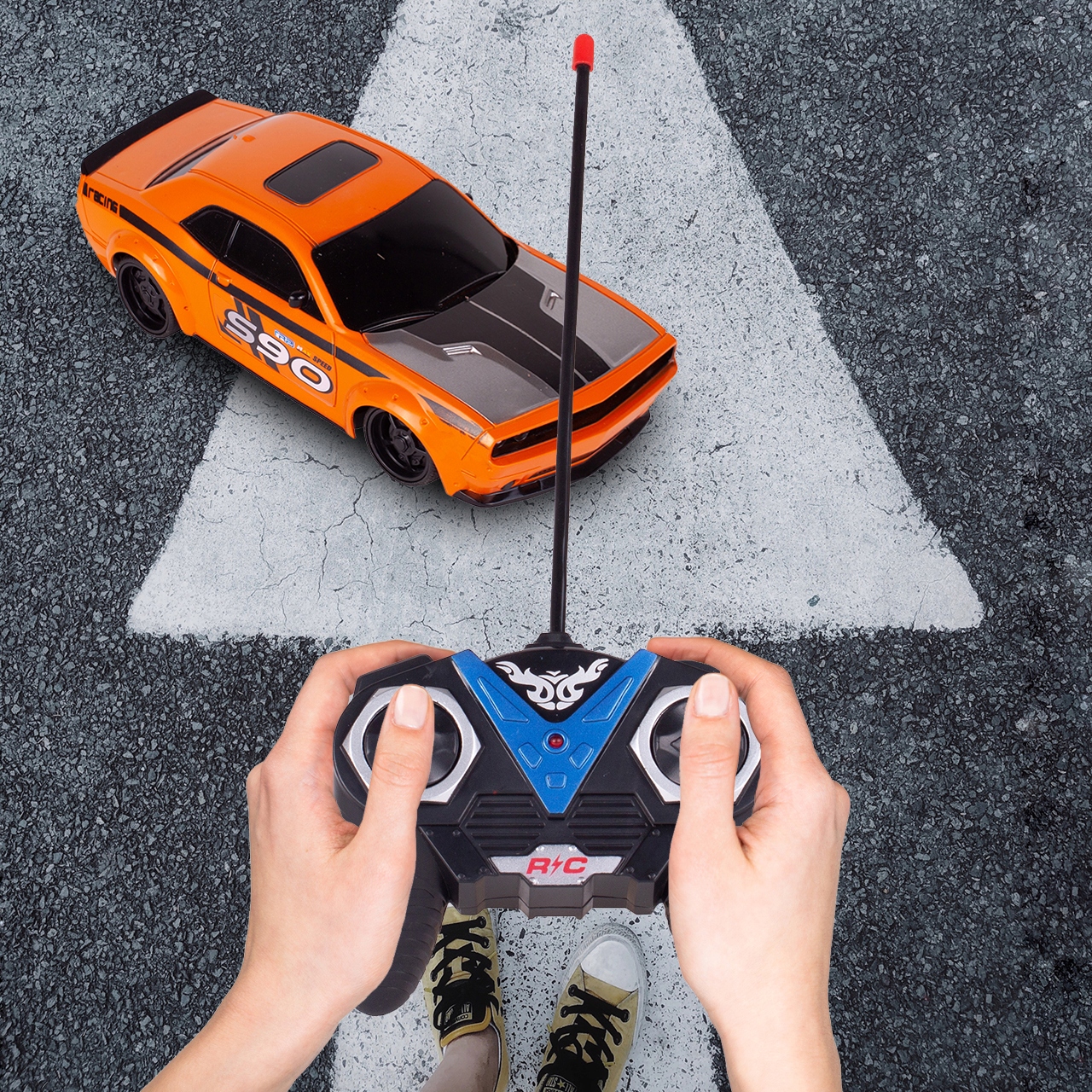 Auto Wyścigowe Samochód Zdalnie Sterowane Pilot Skala 1:24