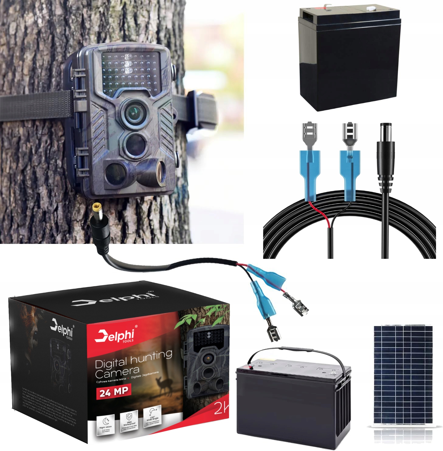FOTOPUŁAPKA IR 940nm KAMERA MYŚLIWSKA LEŚNA Full HD Polskie Menu 24Mpx EAN (GTIN) 5905108471545
