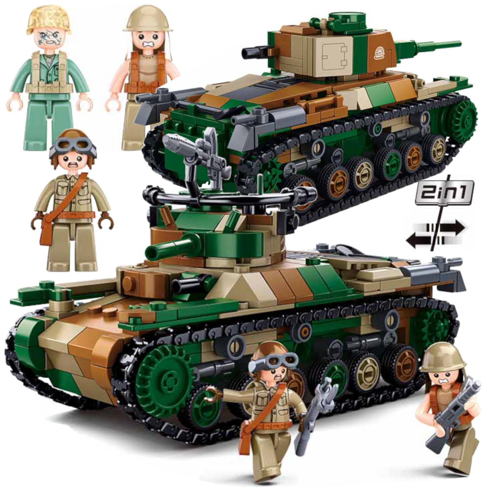 Klocki CZOŁG Typ 97 2w1op. Wojsko Armia komp. Lego Tomdorix