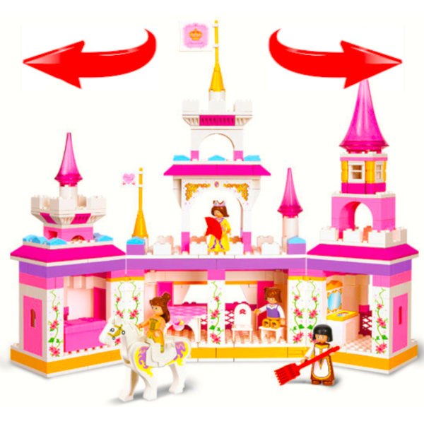 Blocks Magic Castle Princess Fairytale Palace 385el.