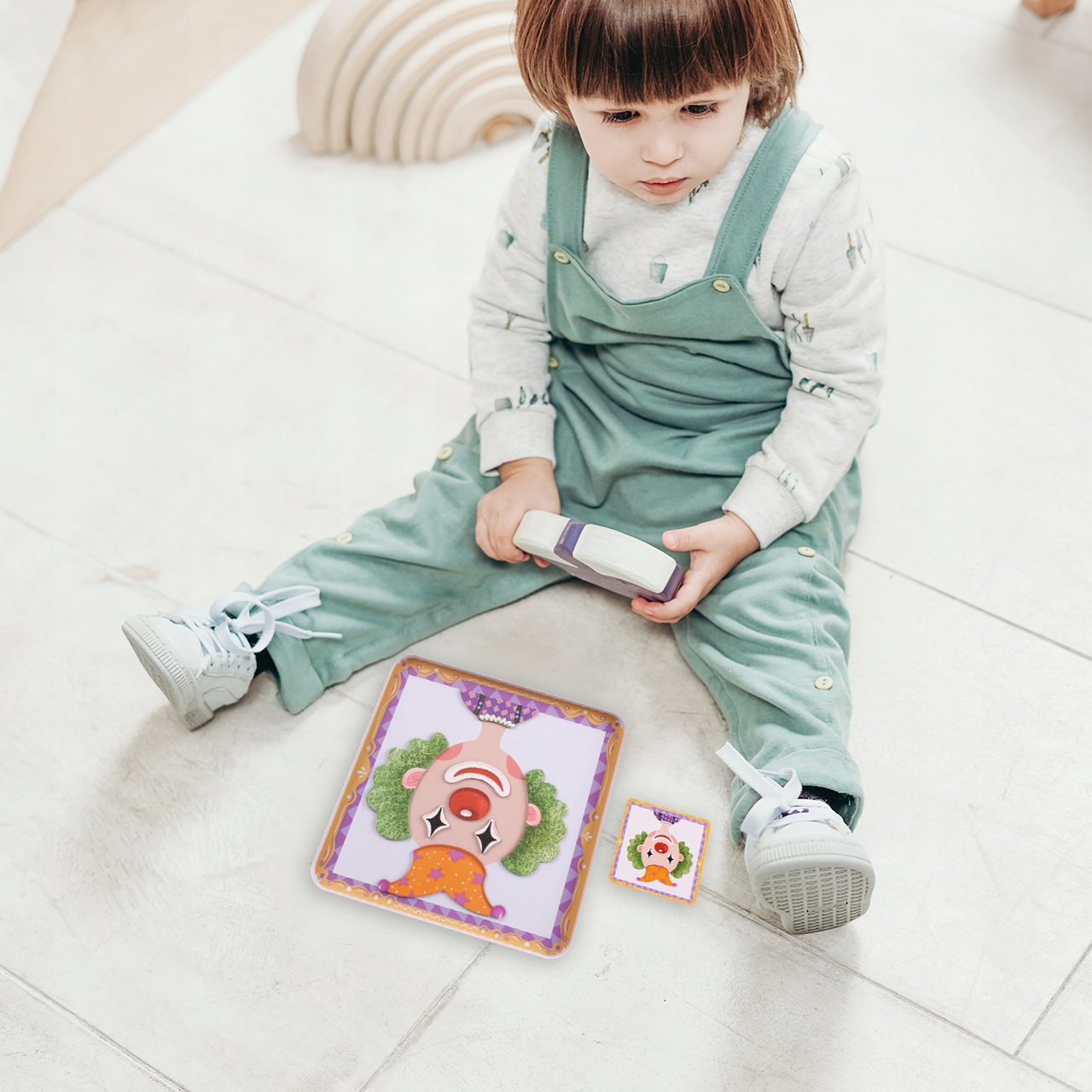 KOLOROWA UKŁADANKA ZMIENIAJĄCE TWARZE 62 PUZZLE Certyfikaty, opinie, atesty CE EN 71