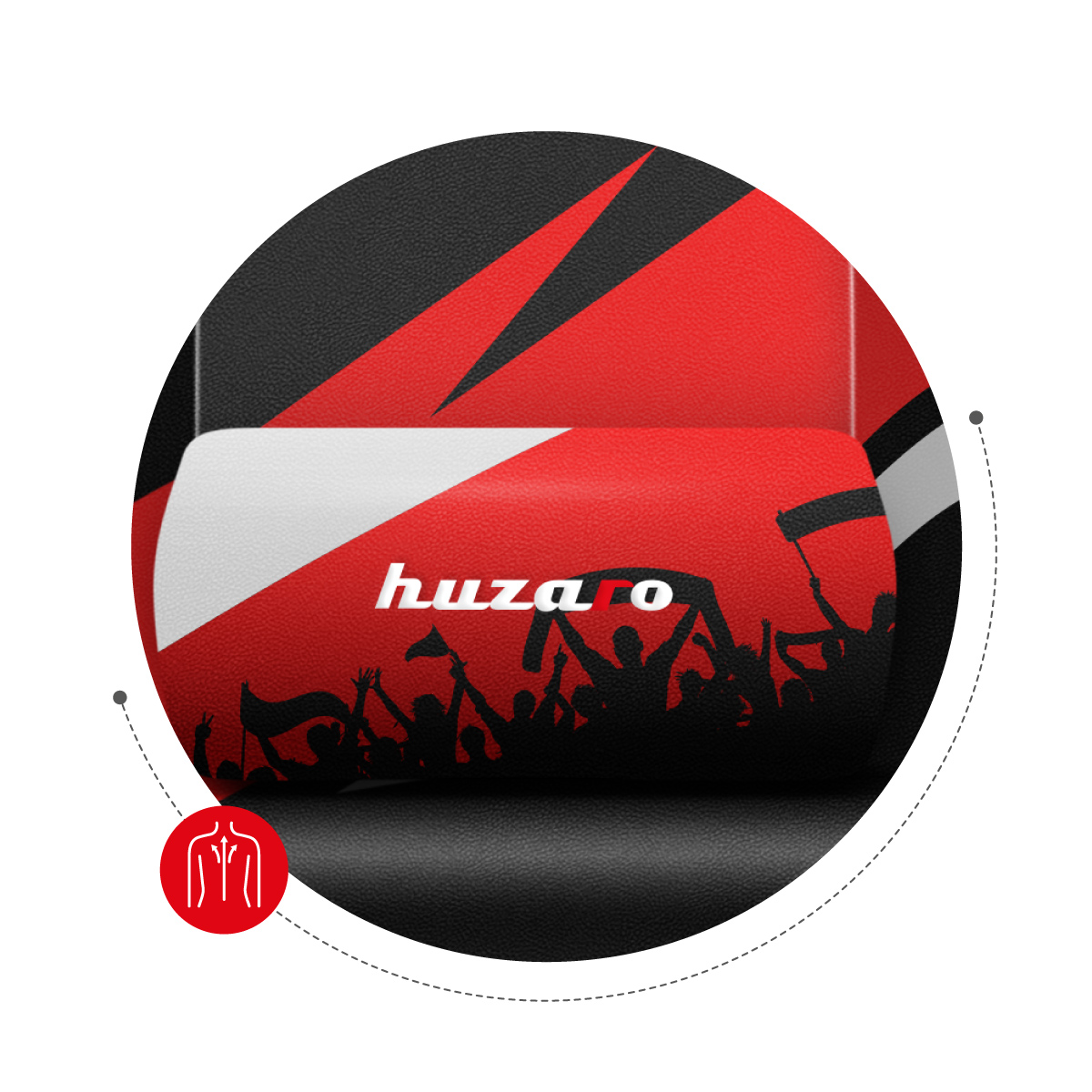 Poduszka lędźwiowa do fotela Huzaro Force 6.0