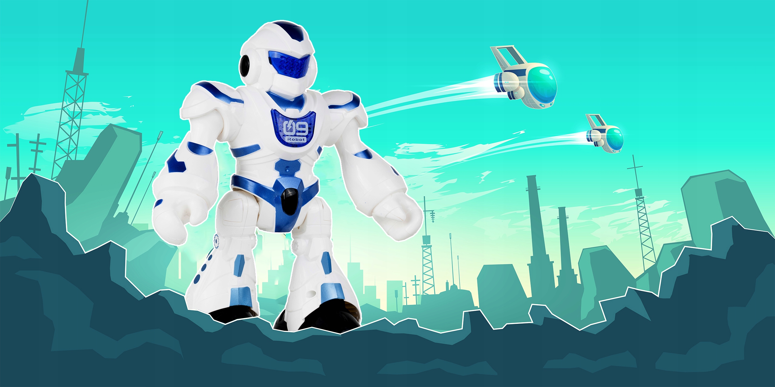 INTERAKTYWNY ROBOT EDUKACYJNY TAŃCZĄCY 23 CM Wiek dziecka 3 lata +