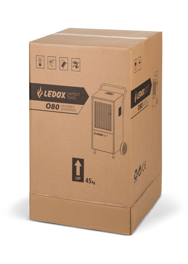 Osuszacz powietrza budowlany LEDOX O80 - 80 l/24h Moc 1200 W