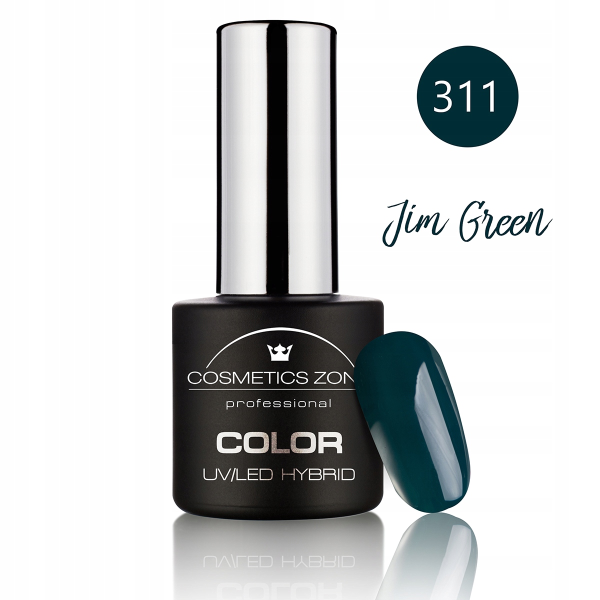 COSMETICS ZONE LAKIER HYBRYDOWY KOLOR 7ML - NR 311 Marka Cosmetics Zone