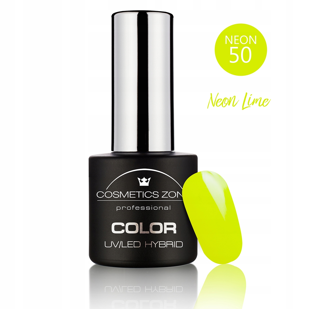 COSMETICS ZONE LAKIER HYBRYDOWY KOLOR 7ML - NR N50 Marka Cosmetics Zone