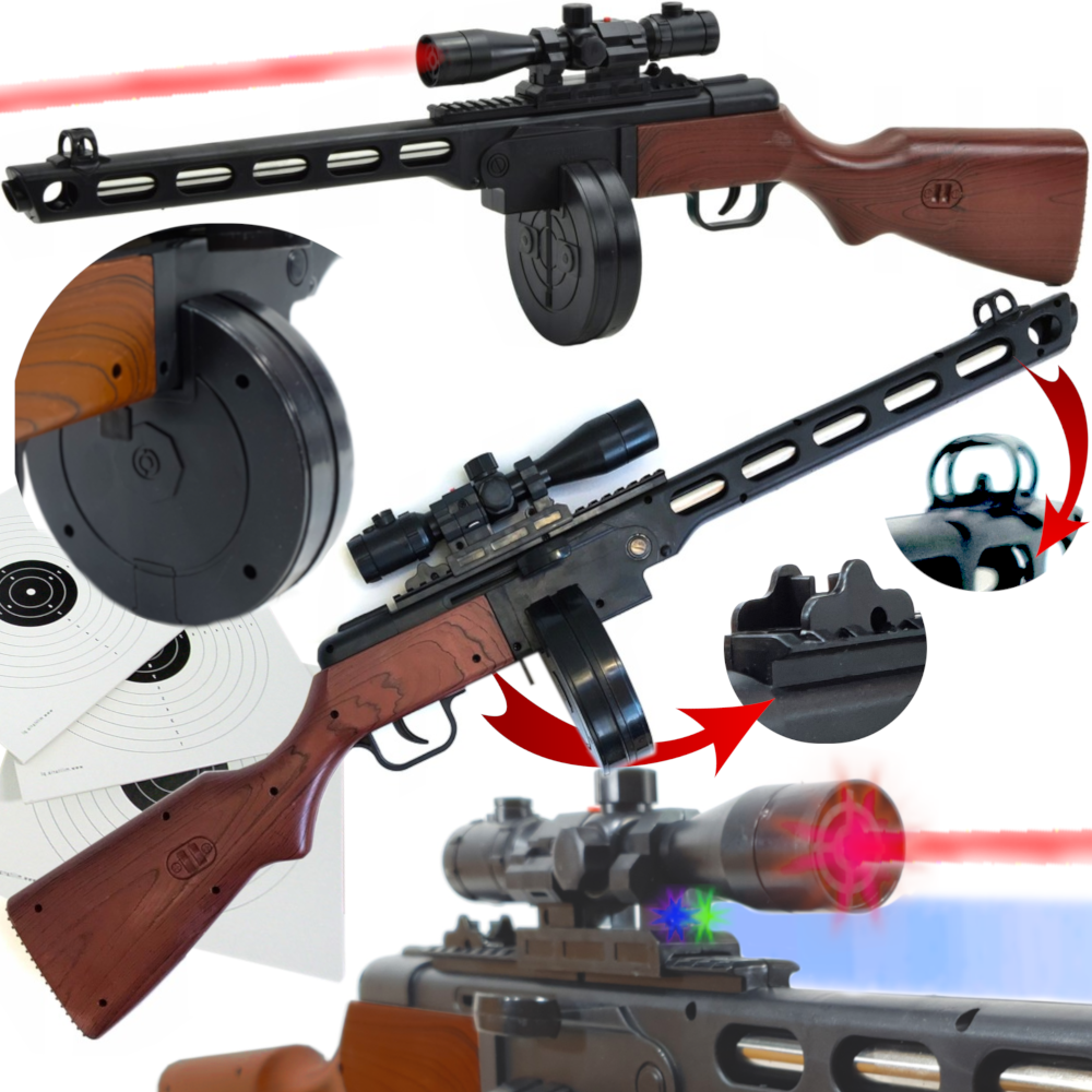 Replika ASG Pistolet Maszynowy Na Kulki PPSz wz. 1941 PEPESZA TOMDORIX