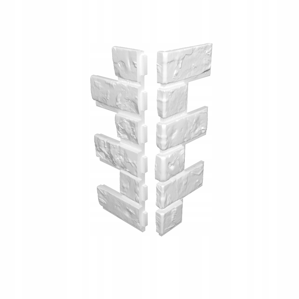 Styropianowy panel Stara cegła 3D - narożnik zew. Marka Decortena