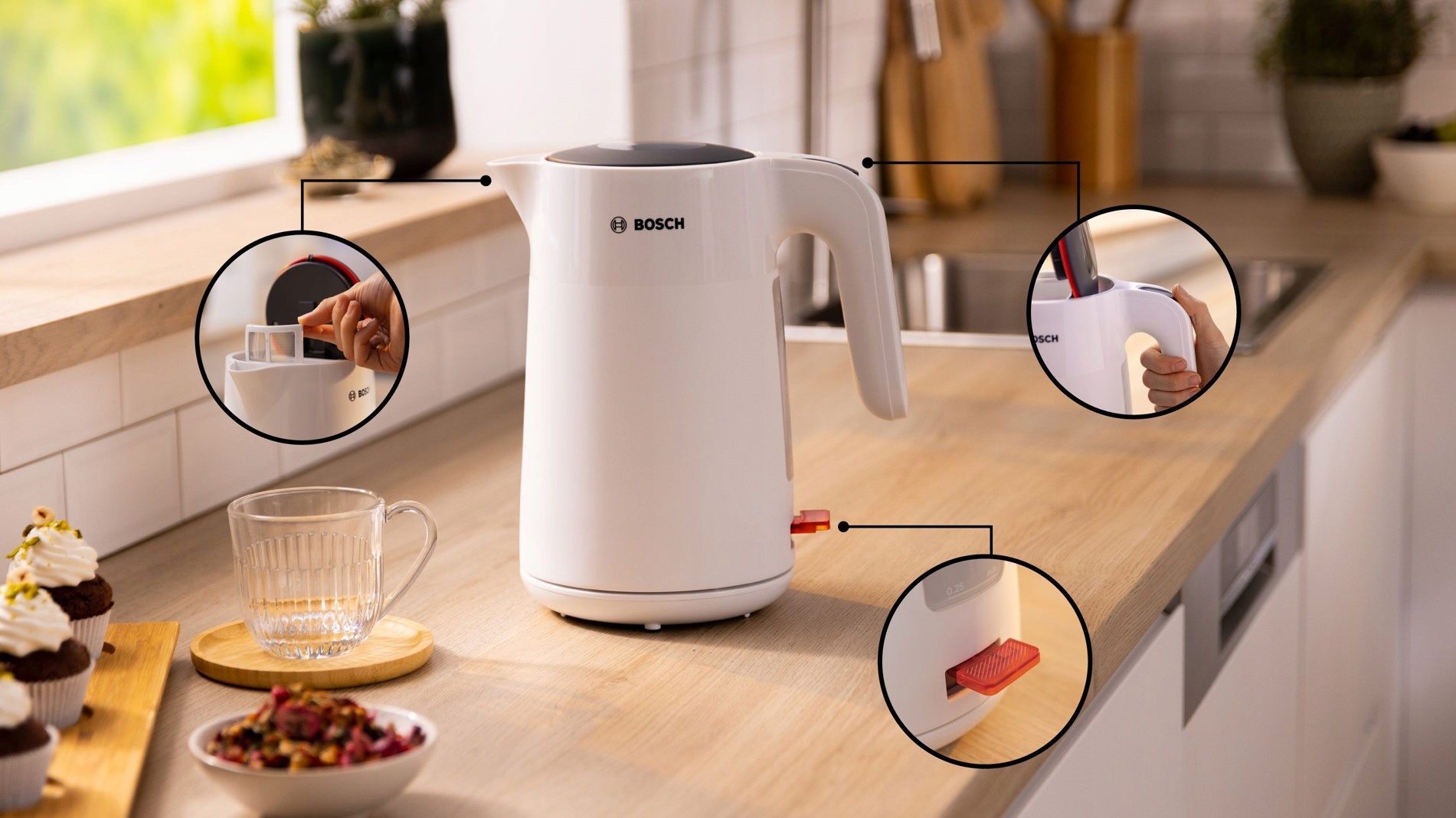 Czajnik elektryczny Bosch MyMoment TWK2M161 – Elegancja i funkcjonalność w Twojej kuchni