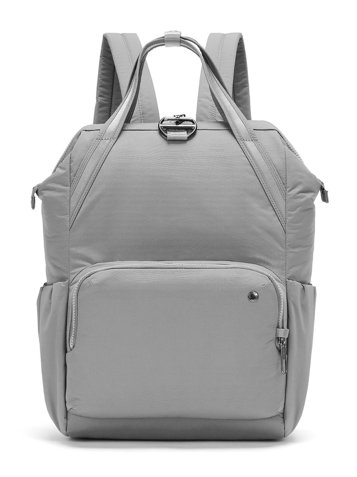 Plecak damski antykradzieżowy Pacsafe Citysafe CX backpack Econyl® - jasnoszara