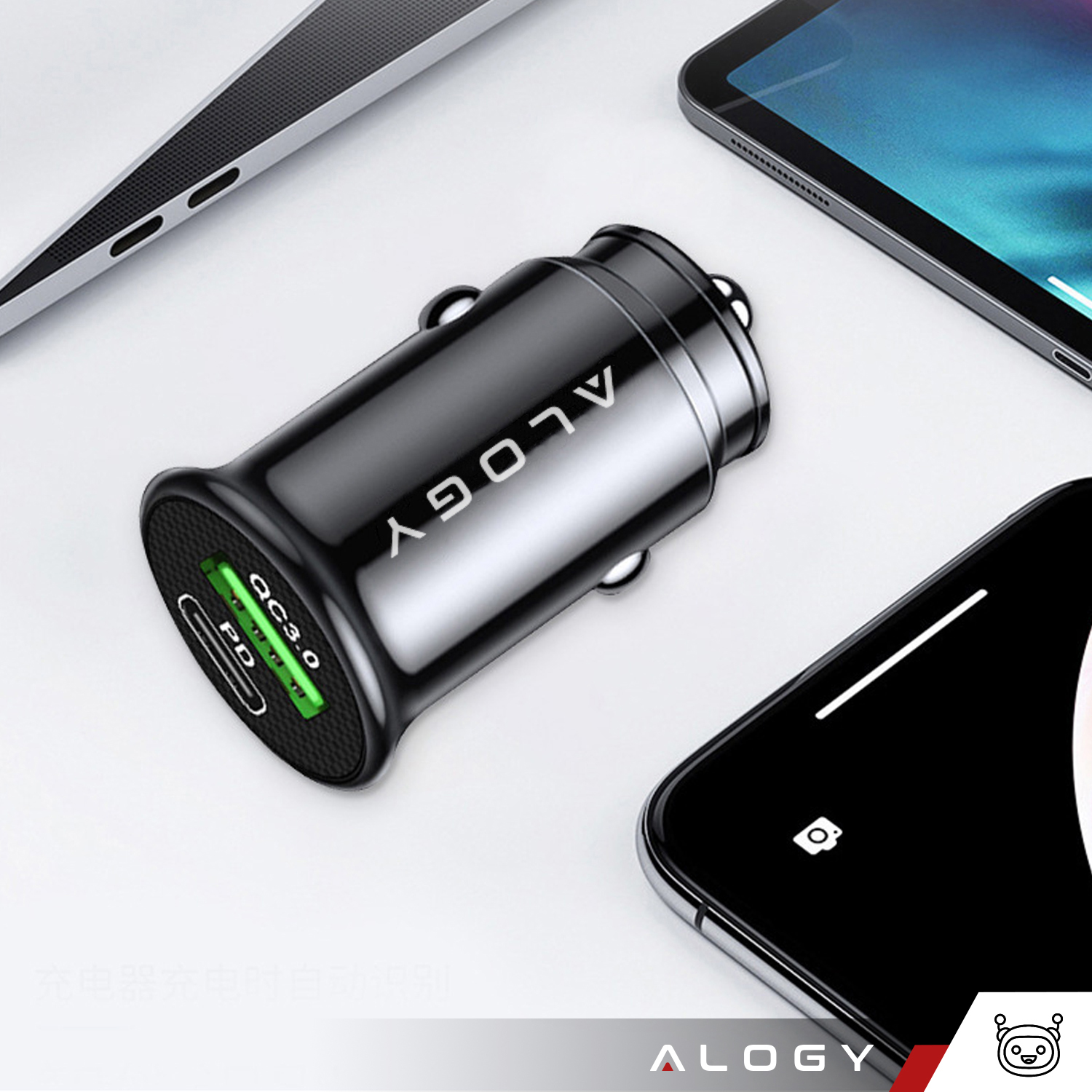 72438_ladowarka_samochodowa_usb_qc_3_0_18w_usb_c_pd_20w_szybka_mocna_do_telefonu_alogy_car_02.webp
