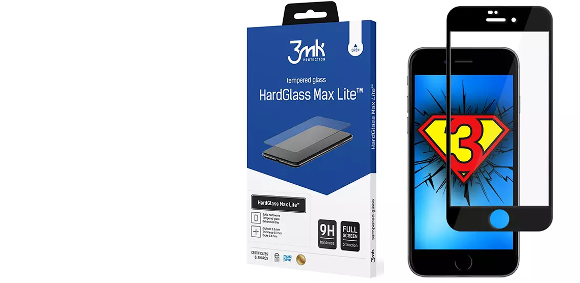 4_13683_3mk_Szklo_hartowane_HardGlass_Max_Lite_do_Apple_iPhone_SE_2020_2022.webp