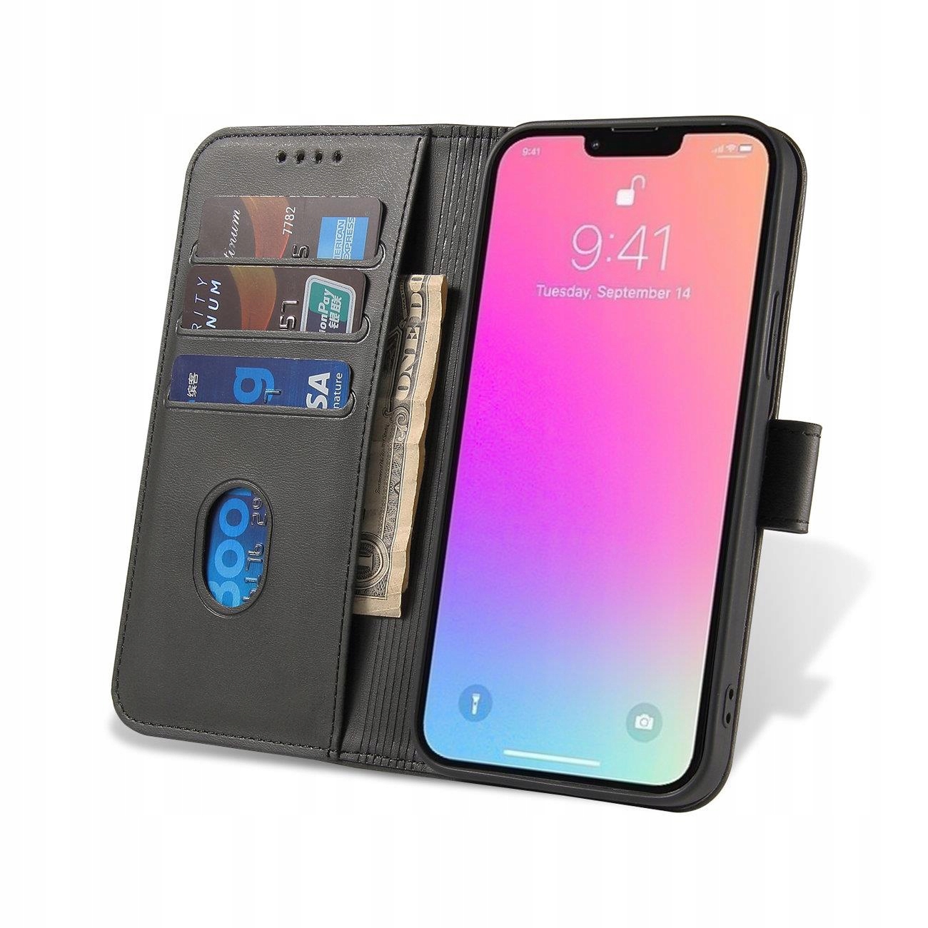 Etui Portfel Magnet Case do Oppo Reno5 / Reno5 5G Dedykowany model Reno5 Braders