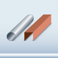 Aluminium, mosiądz, miedź, cyna