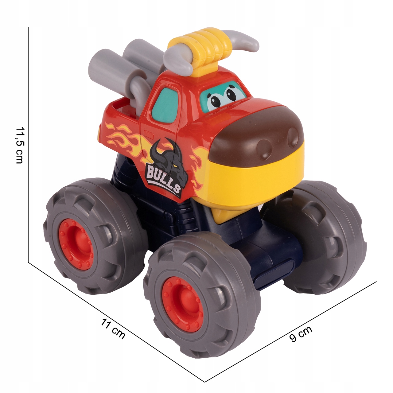 AUTO MONSTER TRUCK DLA MALUCHA BYK RUSZA USTAMI Marka MalPlay