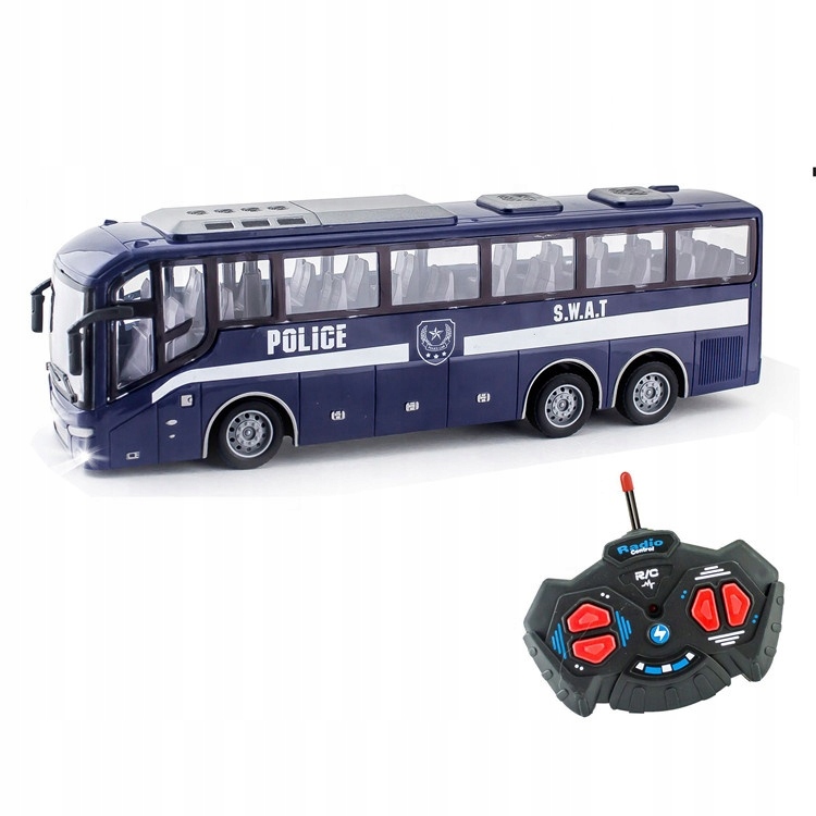 Autobus Policja Bus Zdalnie sterowany QH866-4 Kod producenta QH866-4
