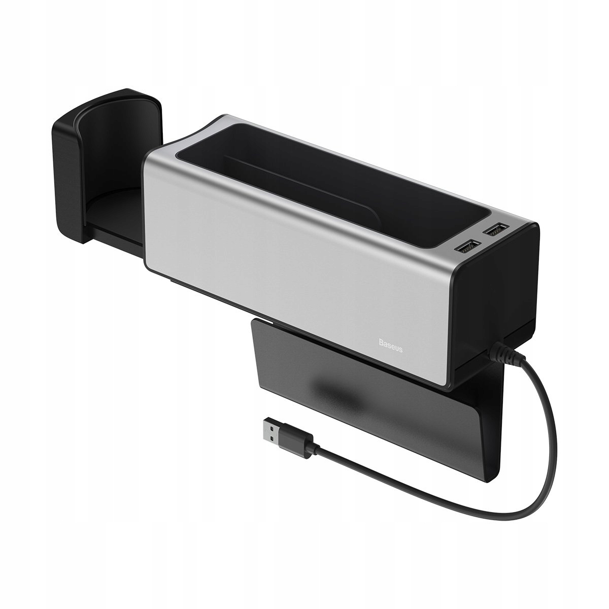 Organizer Samochodowy Baseus Uchwyt na Kubek 2xUSB