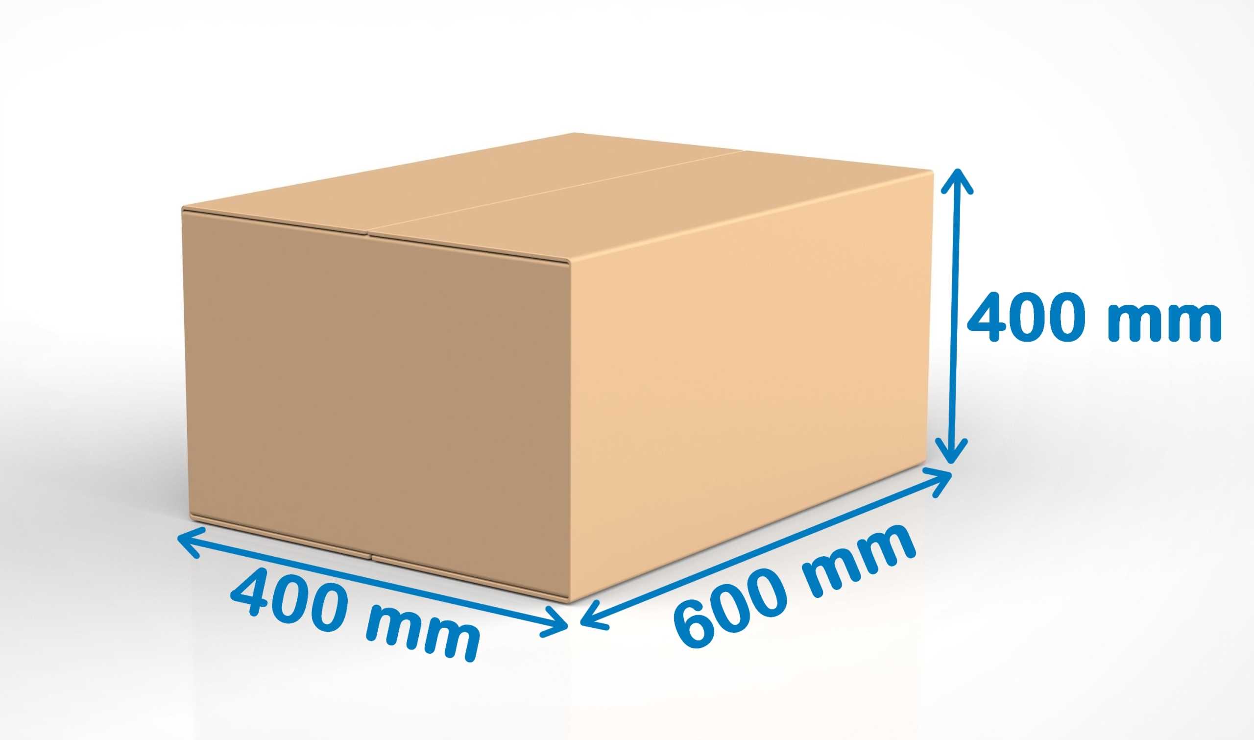Karton klapowy 600x400x400mm 5W BC 630g/m2 – Idealne rozwiązanie do pakowania