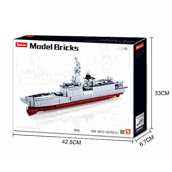 Klocki Statek NISZCZYCIEL Rakietowy, Wojsko Armia Tomdorix