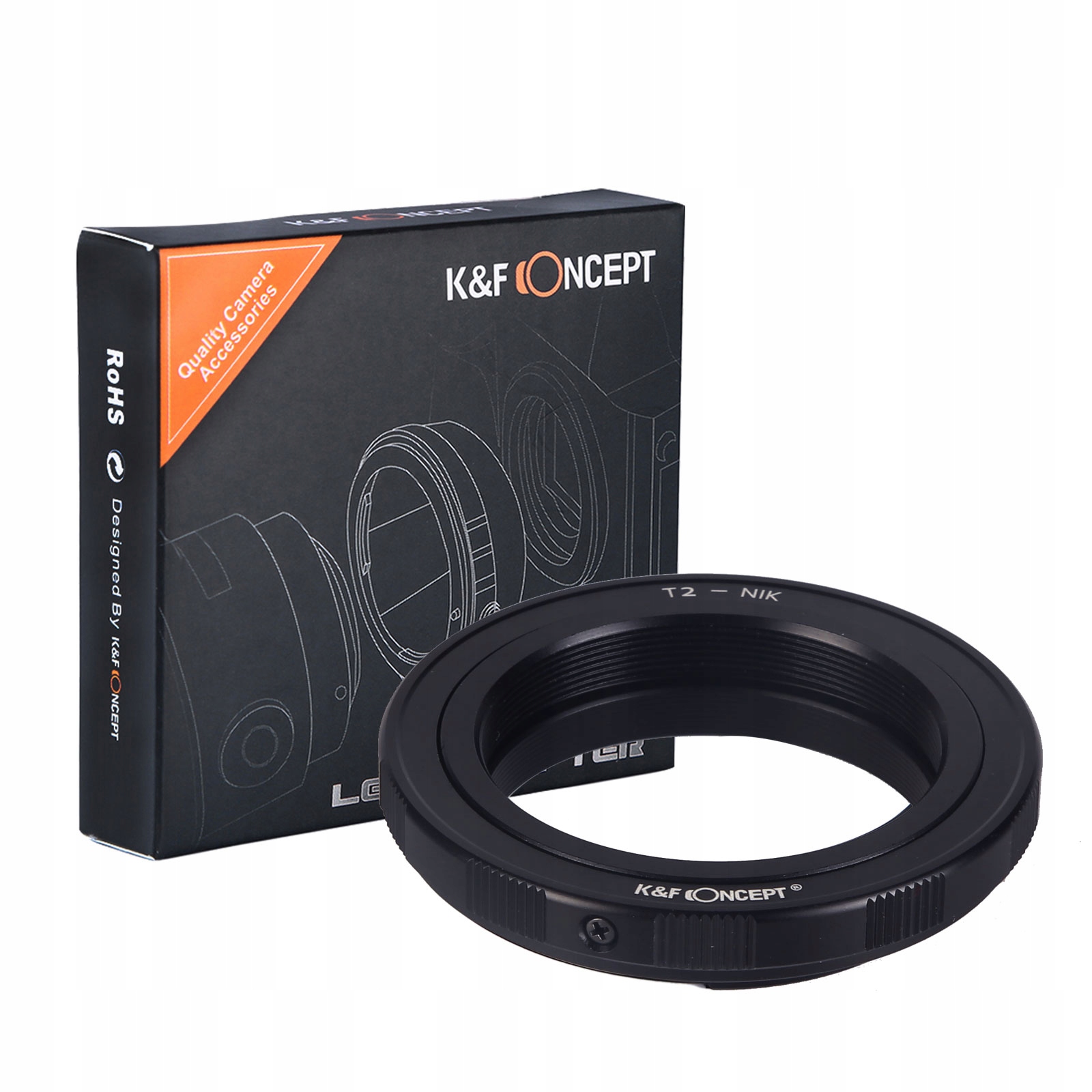 Adapter Redukcja Do Nikon Ai Ais Af Na T2 T-mount KF06.149 – Profesjonalne rozwiązanie dla fotografów