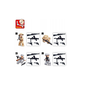 Klocki Wojskowe Figurki Militarne Żołnierze TOMDORIX