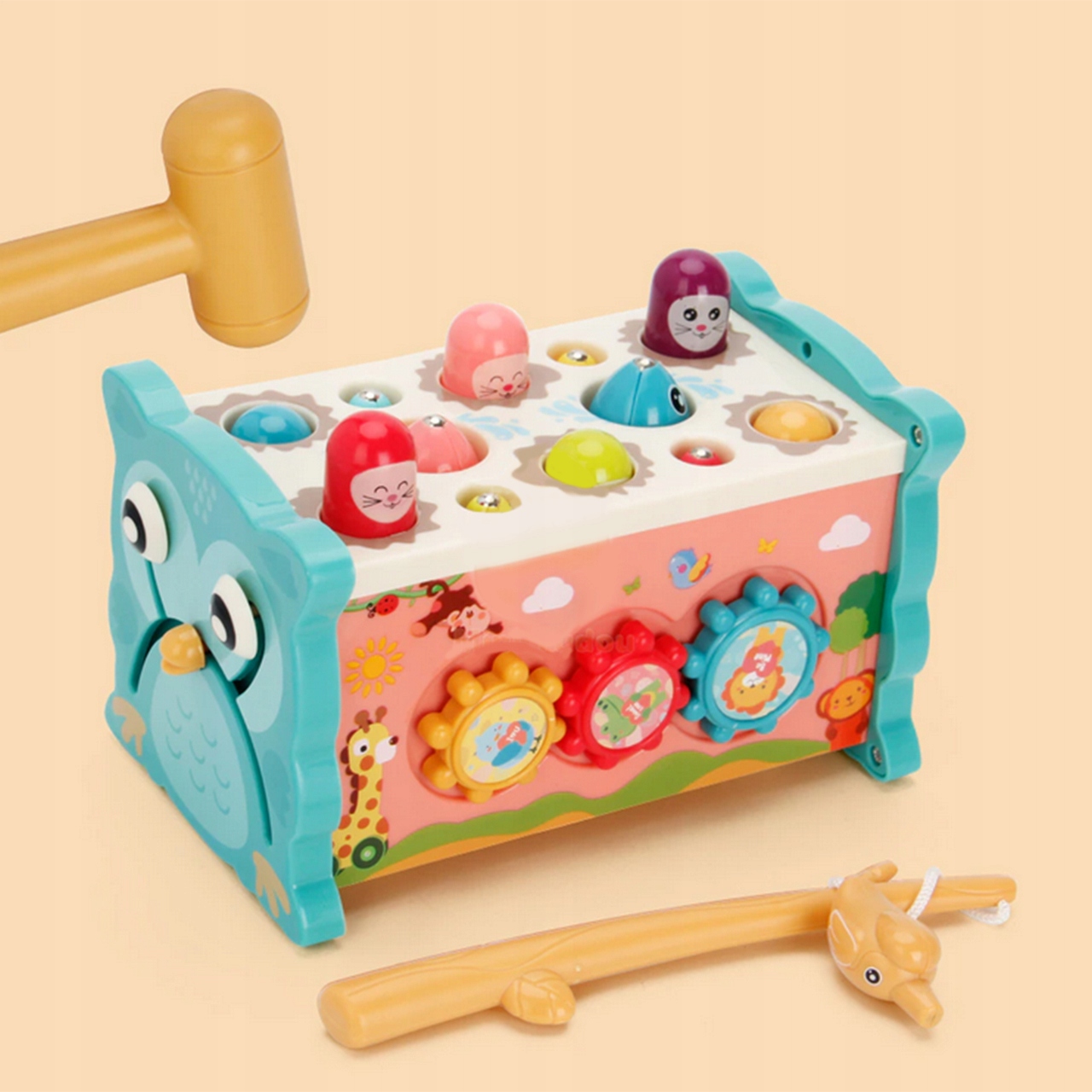 CENTRUM ZABAW MAGICZNE PUDEŁKO 8w1 DLA DZIECI Szerokość produktu 15.5 cm