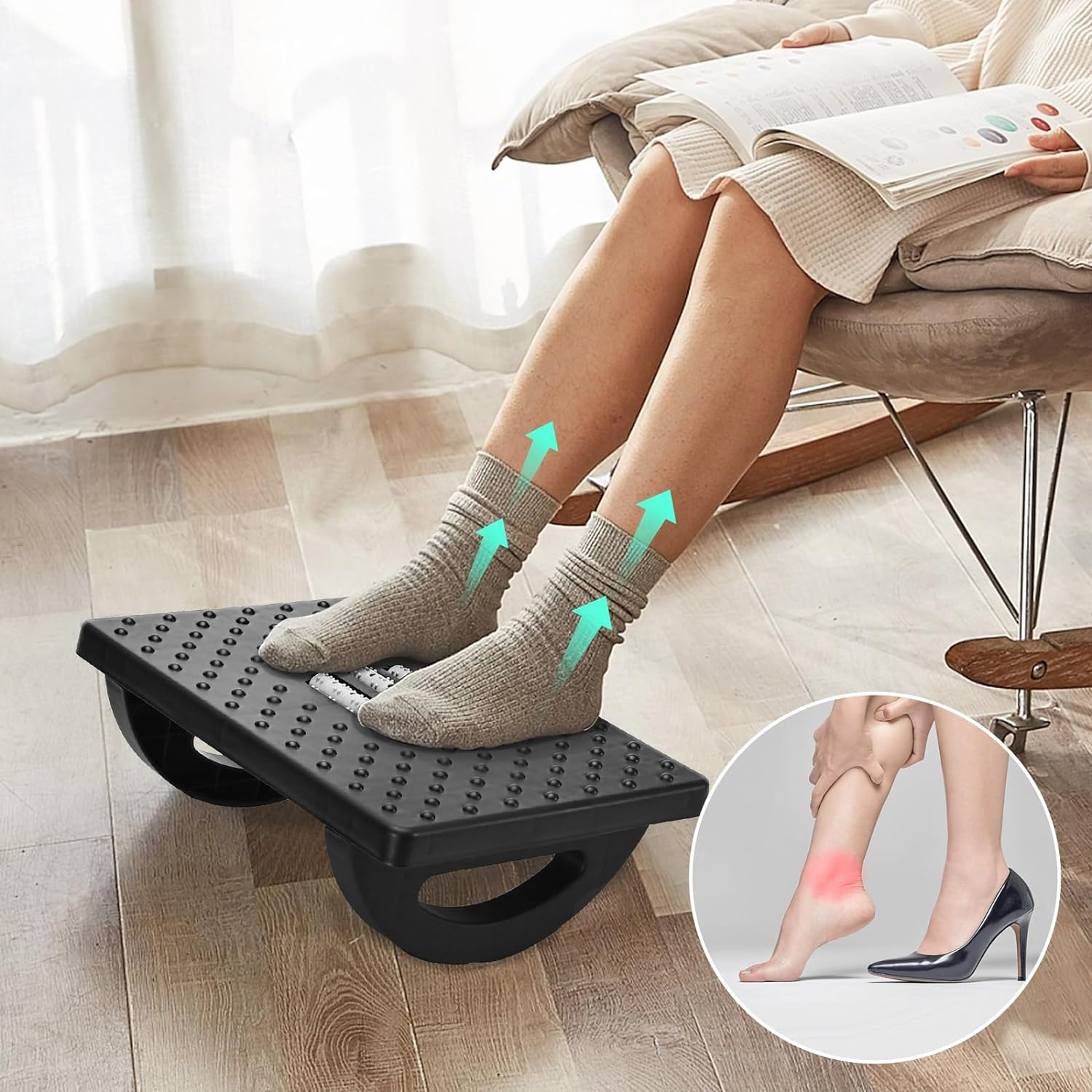 72590_kolko_roller_do_masazu_stop_podnozek_do_pracy_pod_biurko_trening_sport_czarny_06.webp