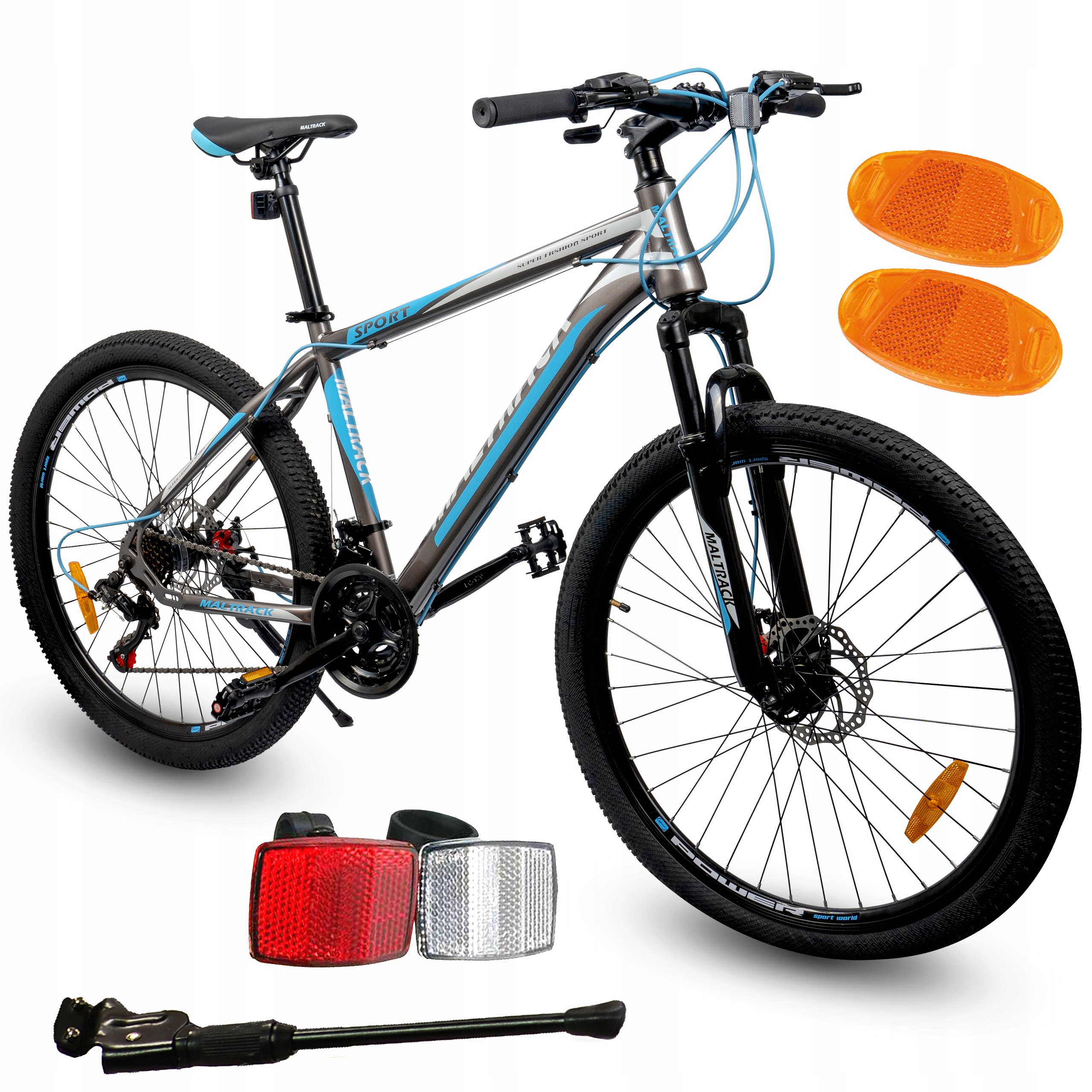Rower Górski MTB MalTrack TEAM GREY BLUE 26