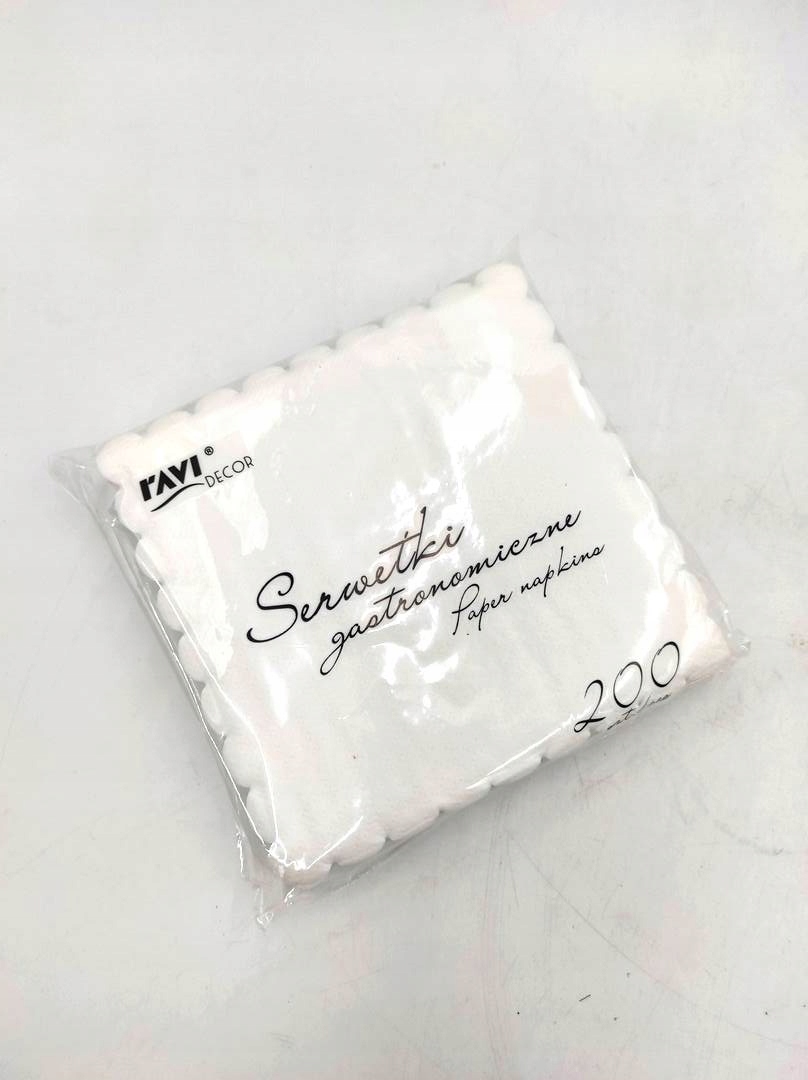 Serwetki gastronomiczne 15x15 a'200, białe