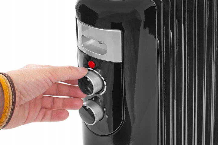 GRZEJNIK OLEJOWY ELEKTRYCZNY 11 ŻEBEREK MOC 2500W OLEJAK ENERGOOSZCZĘDNY Moc grzewcza 2500 W