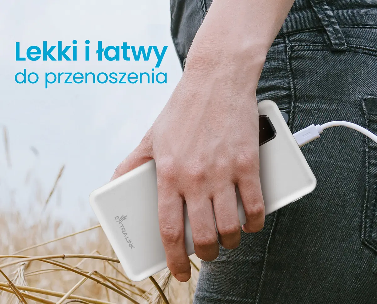 EXTRALINK EPB-098W 10000MAH 5V POWER BANK WHITE