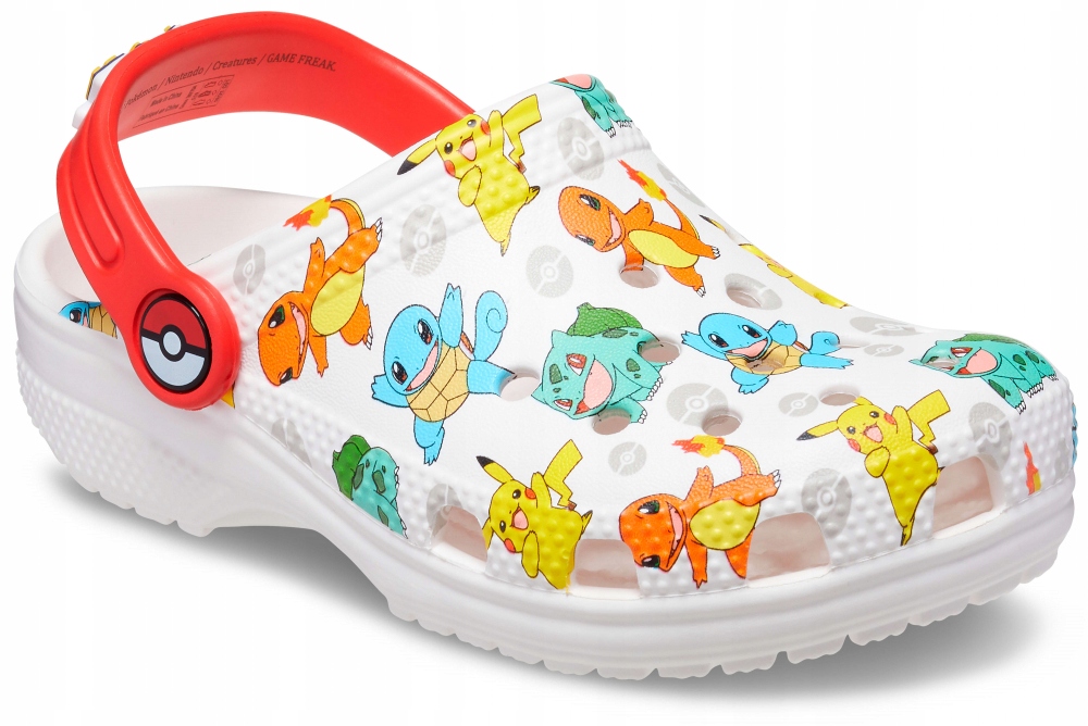 Crocs Pokemon Classic Kids Clog 207739-94S – Idealne klapki dla dzieci