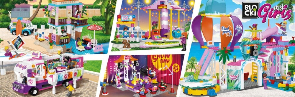 KLOCKI LEGO BASEN Zabawa w Parku Wodnym AQUAPARK Liczba elementów 343 szt.