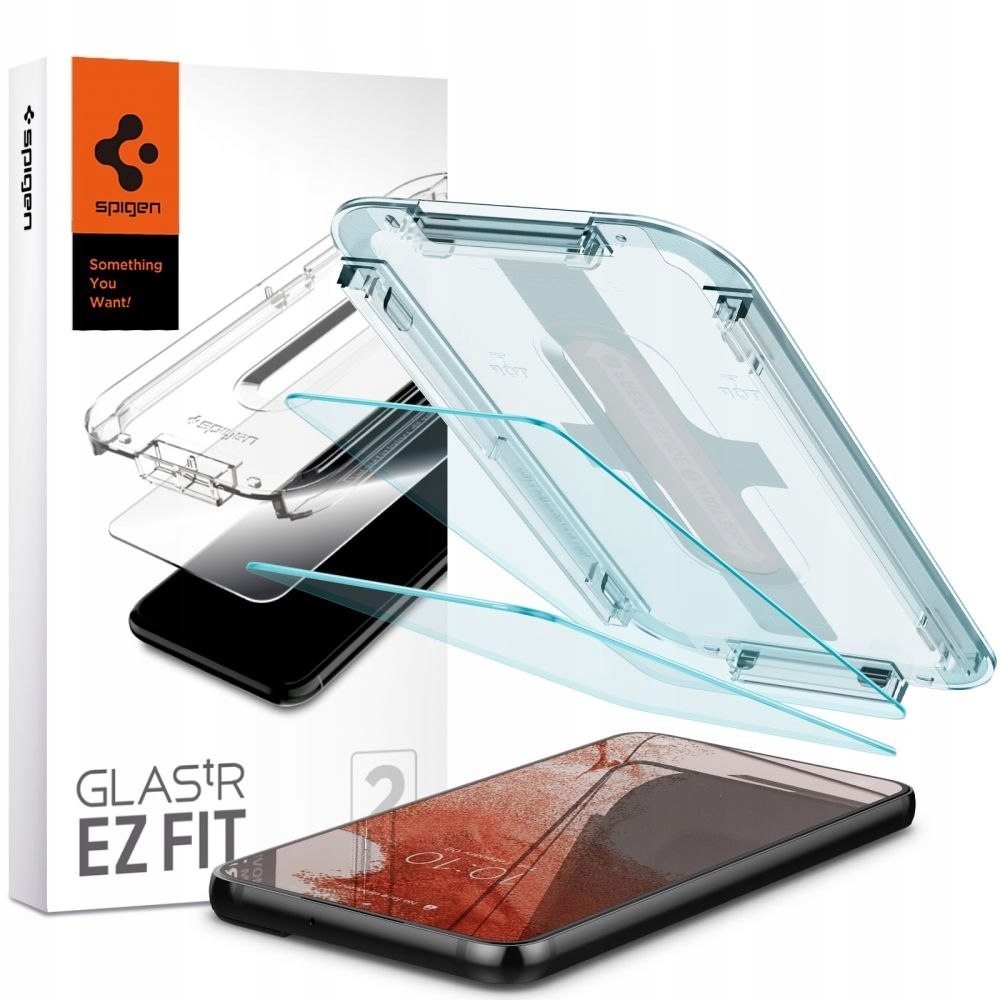 2x Szkło Spigen Glas.tr Ez Fit do Galaxy S22