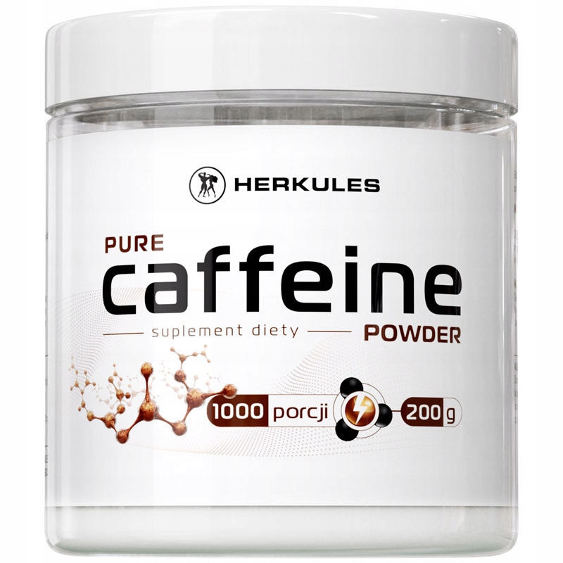 HERKULES Pure Caffeine Powder 200g CZYSTA KOFEINA