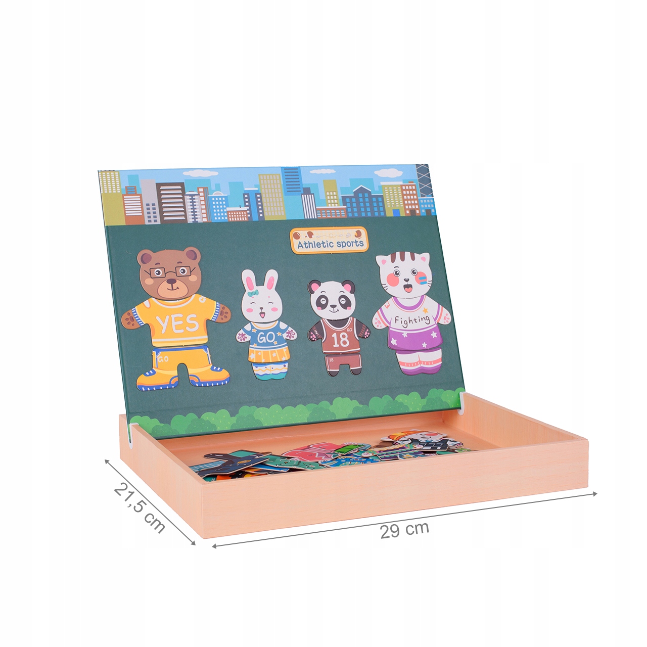 PUZZLE MAGNETYCZNE UKŁADANKA UBIERANIE MISIE EAN 5901924227878