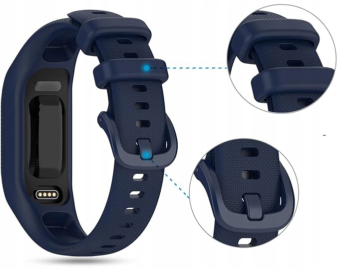 Opaska / Pasek Braders do Garmin Vivosmart 5 rozmiar L Kolor granatowy