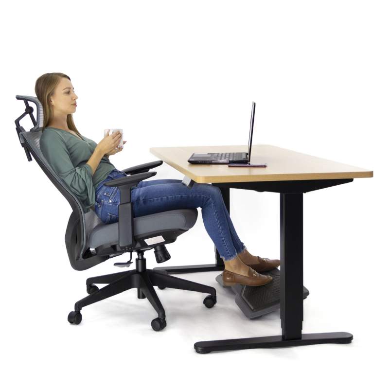 Ergonomiczny fotel biurowy Ergosolid Nario-150 szarny