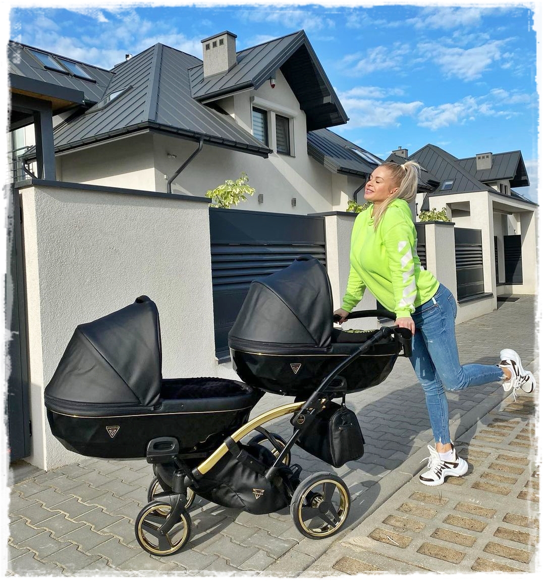 wózek dziecięcy Saphire Junama wielofunkcyjny Dadi Shop wózek w plenerze