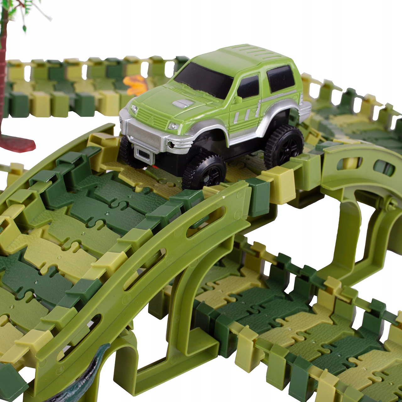 MEGA TOR WYŚCIGOWY XXXL DINOZAUR DINO PARK 240 el. EAN 5901924227786