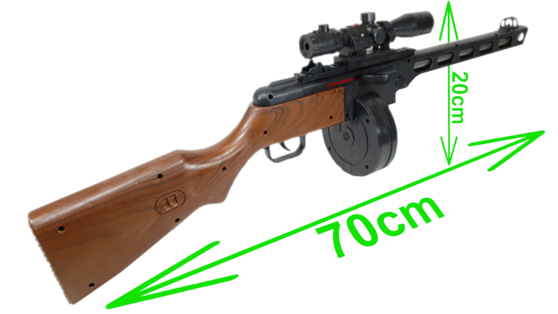 Replika ASG Pistolet Maszynowy Na Kulki PPSz wz. 1941 PEPESZA TOMDORIX