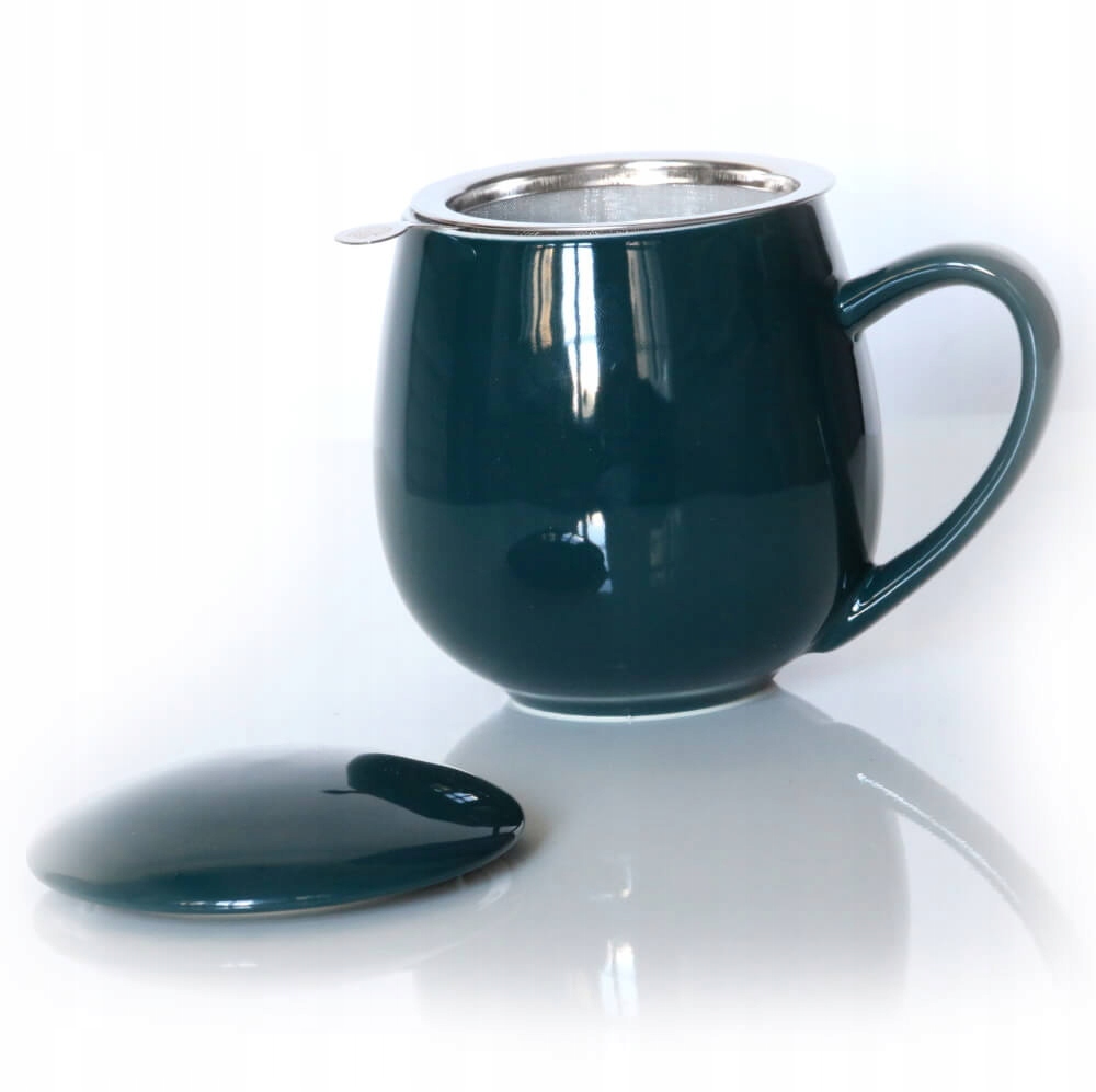 Kubek z zaparzaczem na zioła 350ml GŁĘBOKA ZIELEŃ Marka Cup&You