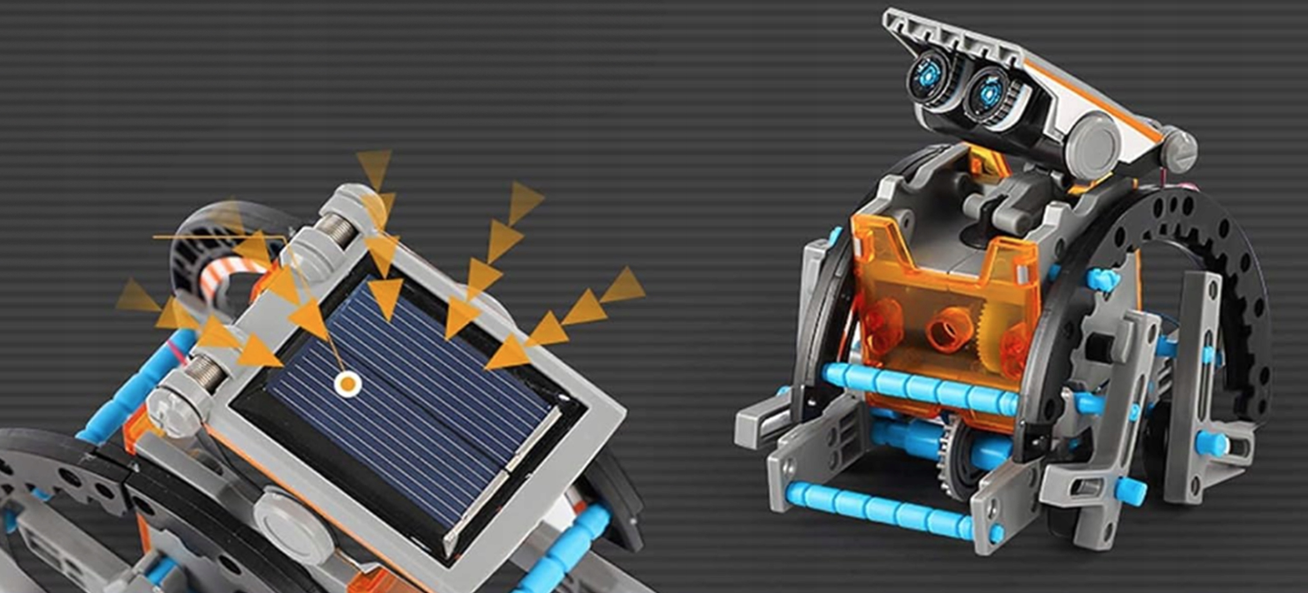 ROBOT SOLARNY 13w1 ZESTAW KONSTRUKCYJNY EDYKACYJNY ZABAWKA DLA DZIECI Wysokość produktu 18.5 cm