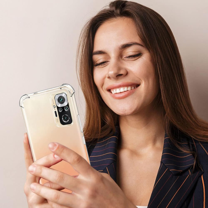 Etui bezbarwne Anti Shock do Xiaomi Mi 11 Lite Typ plecki