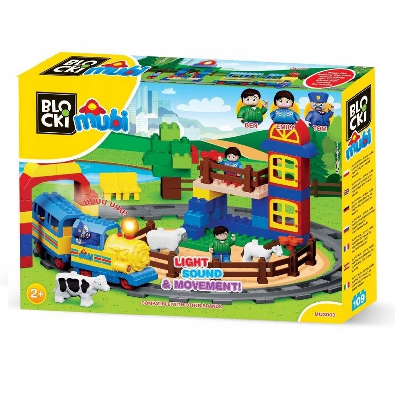 POCIĄG LEGO Ciuchia Wesoła Farma KOLEJKA DUPLO XXL Marka Blocki
